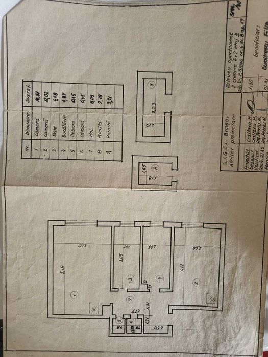 Apartament 2 camere zona Tractorul